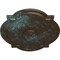 Ekena Millwork Waltz Ceiling Medallion (Fits Canopies up to 4 1/2"), 21 1/4"W x 17 3/8"H x 1"P, Bronze Blue Patina CM21WABBS - alternate 2